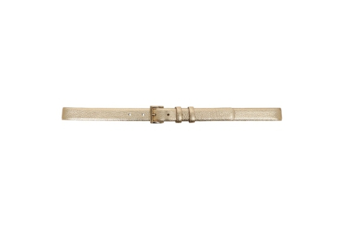 An image of Abro '007401' leather belt - gold & silver