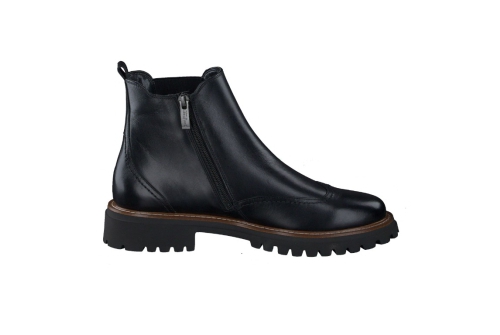 An image of Paul Green '8119' Chelsea Boot - black 