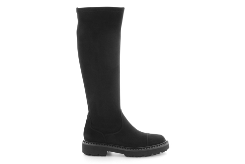 An image of K&S '37130' knee high boot - black