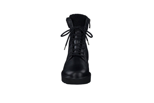 An image of Paul Green '8023' leather ankle boot - black 