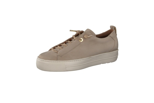 An image of Paul Green '5017 Nubuck sneaker - beige 