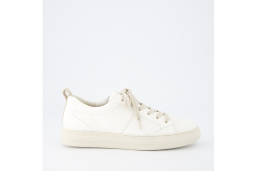 An image of Paul Green '5416' leather sneaker - cream