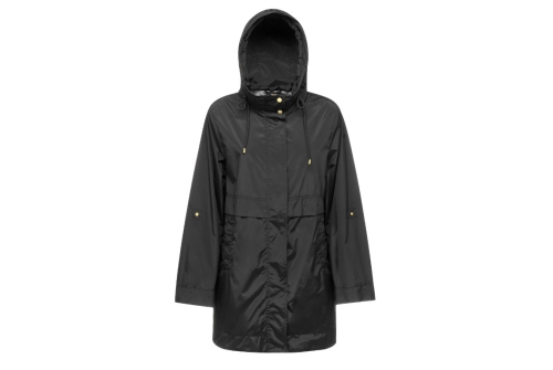 An image of Geox 'Dandra' parka jacket - black