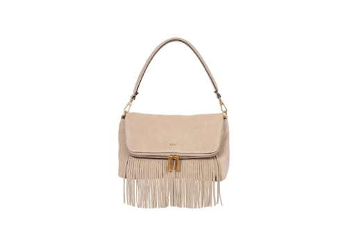 An image of Abro '031736' trinity shoulder bag - natural